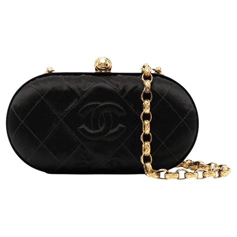 mini clutch chanel|chanel clutch with chain black.